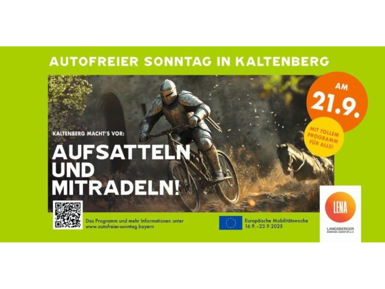 Plakat autofreier Sonntag am 21.09.2025